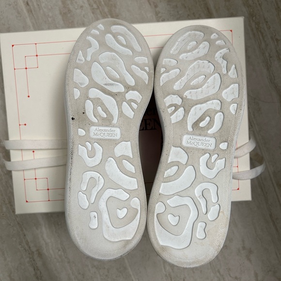 Alexander McQueen Glitter pink sneakers— worn twice! - Picture 3 of 12